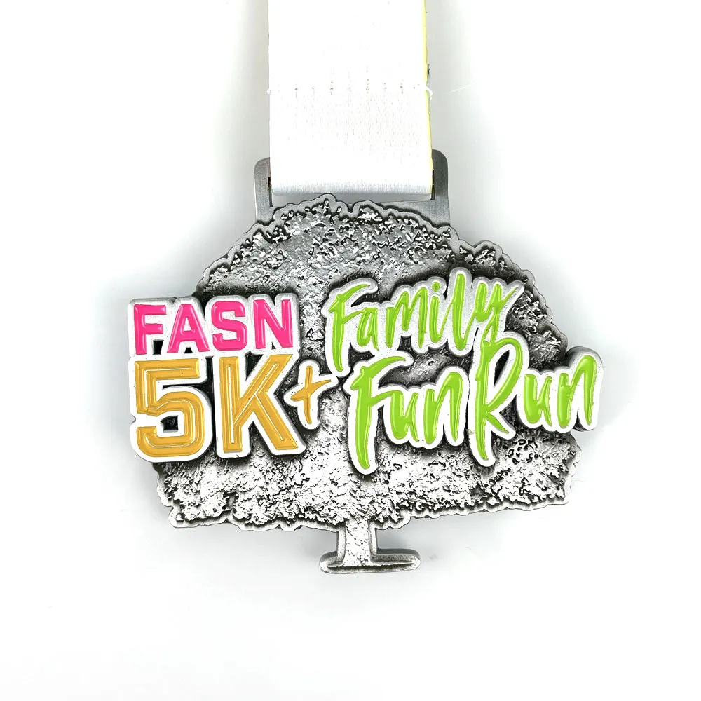 5K Fun Run Medal Design Online Free