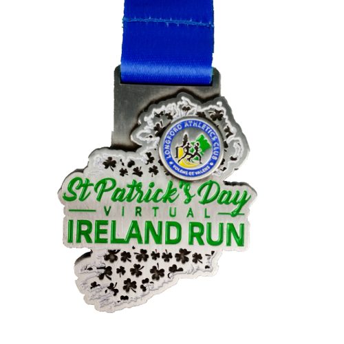 Ziua Sfântului Patricks Day Run Medalie