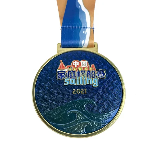 Médaille de voile 3D personnalisée