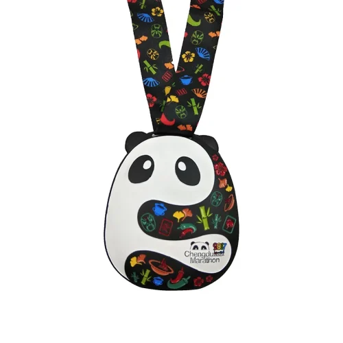 3D Panda Cratoon Marathon Awards Médailles