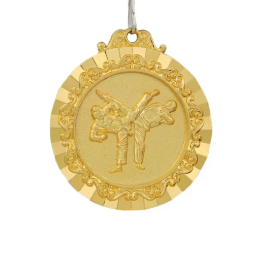3D Sandblasted Matte Stock Medal