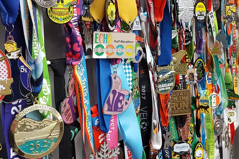 Medaile pro vítěze maratonského běhu 5K 10K