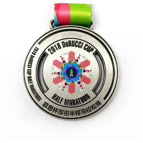 Custom Baked Paint Digital Printed Medal
