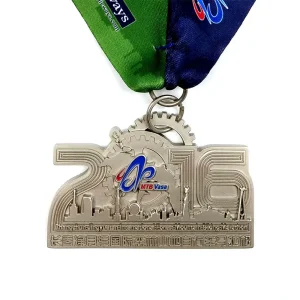 Custom City Bicycle Award Medal