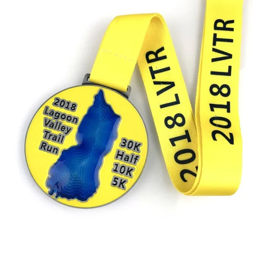 Custom Own Design Running Medal for 5K 10K Marathon