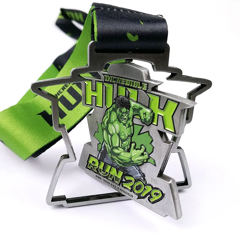 Marvel Printed 3D Spinner Hulk Medal (6)