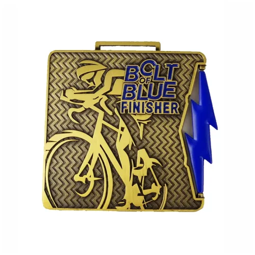 Medali Finisher Lari dan Bersepeda Khusus