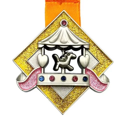 Médaille de course virtuelle pour enfants 10KM