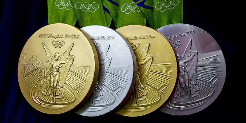 Design de la médaille olympique de Rio