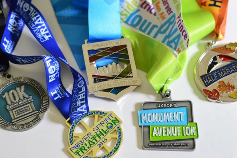 Médailles de course au marathon en métal