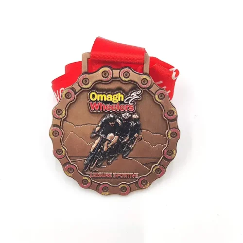 Medalha de bicicleta dos Omagh Wheelers