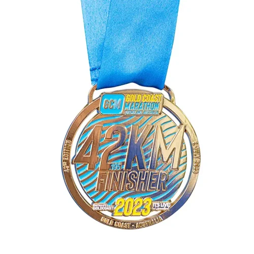 Médailles de marathon gravées sur mesure