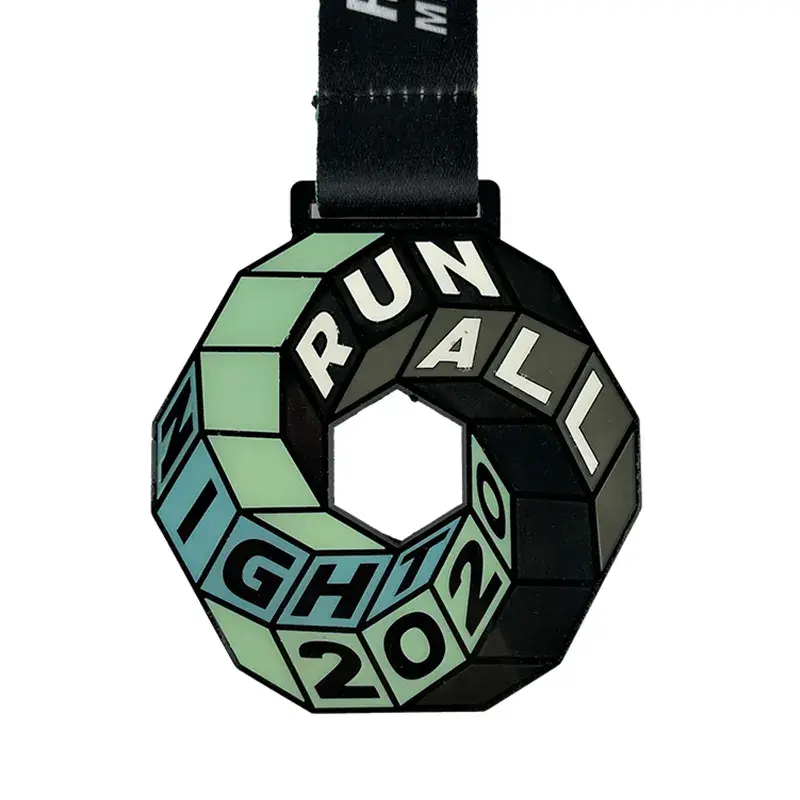Glowing Night Run Medal