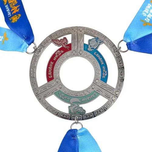 Challenge Race Metallic Plating Segment Medals Set
