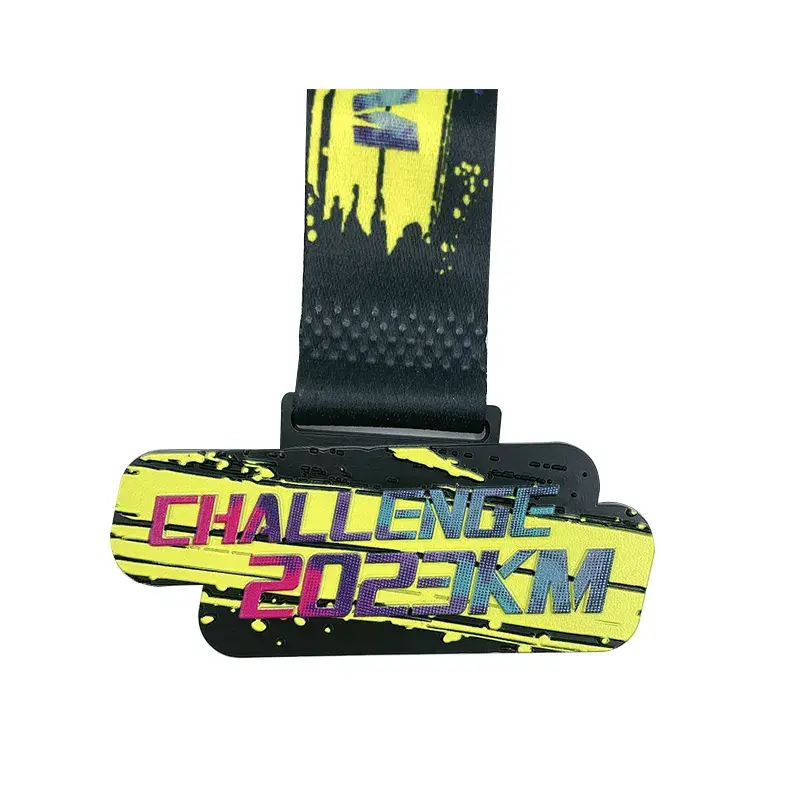 1.75" Small Size Graffiti Gradient Challenge Run Medal