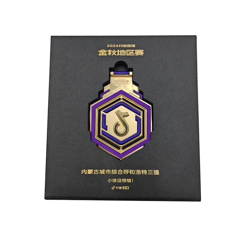 Personalized Tiktok Award Medal with Engraved Signage