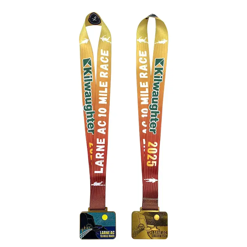 Customized Made 10 Miles Race Award and Medal