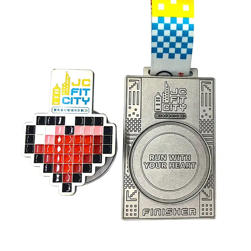 Separate Zinc Alloy Cell Phone Holder Medal