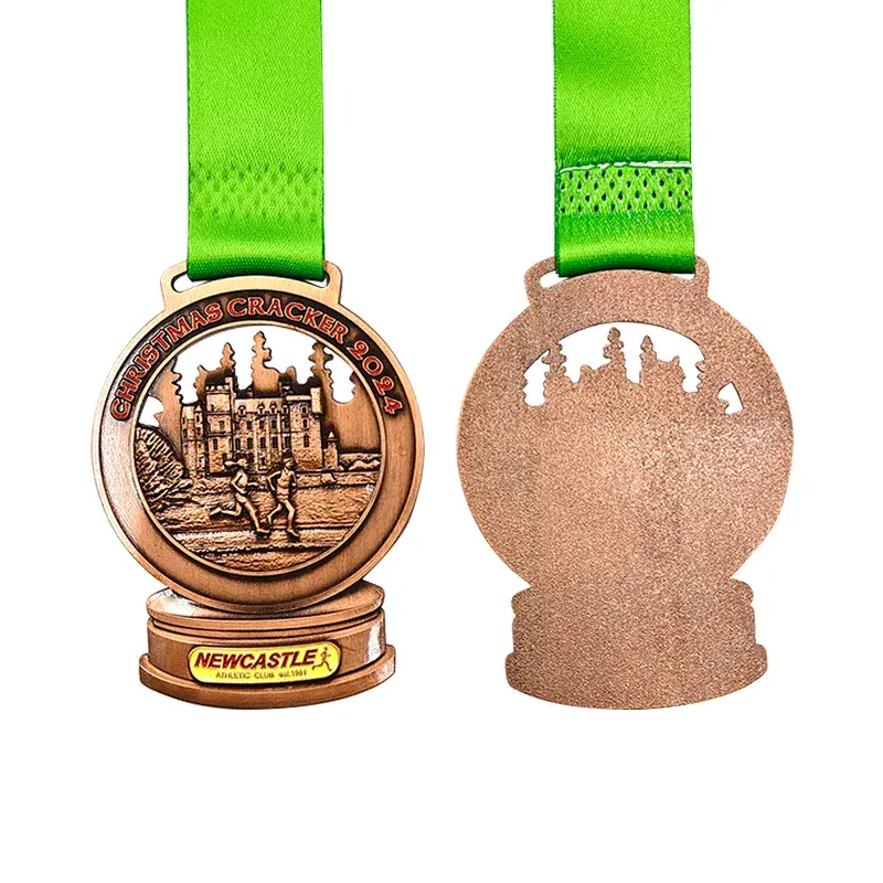 Christmas Brass Plating Cracker Medal