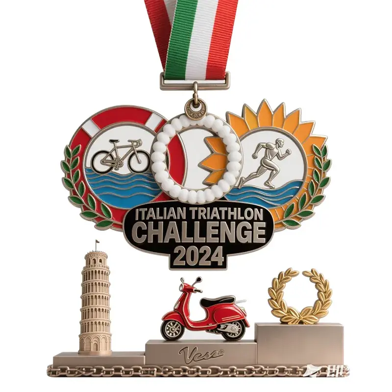 Italian Ironman Triathlon Awards Trophy