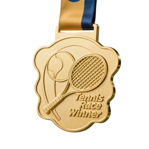 2.75 College Tennis Race Event Award Medal