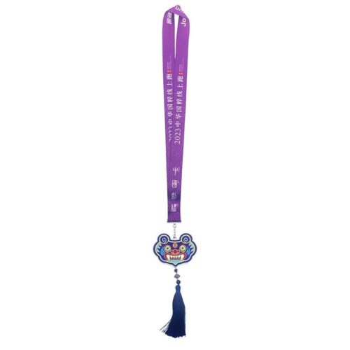 5K Online Running Finisher Awards Medal with Chinese Uniqie Embroidery