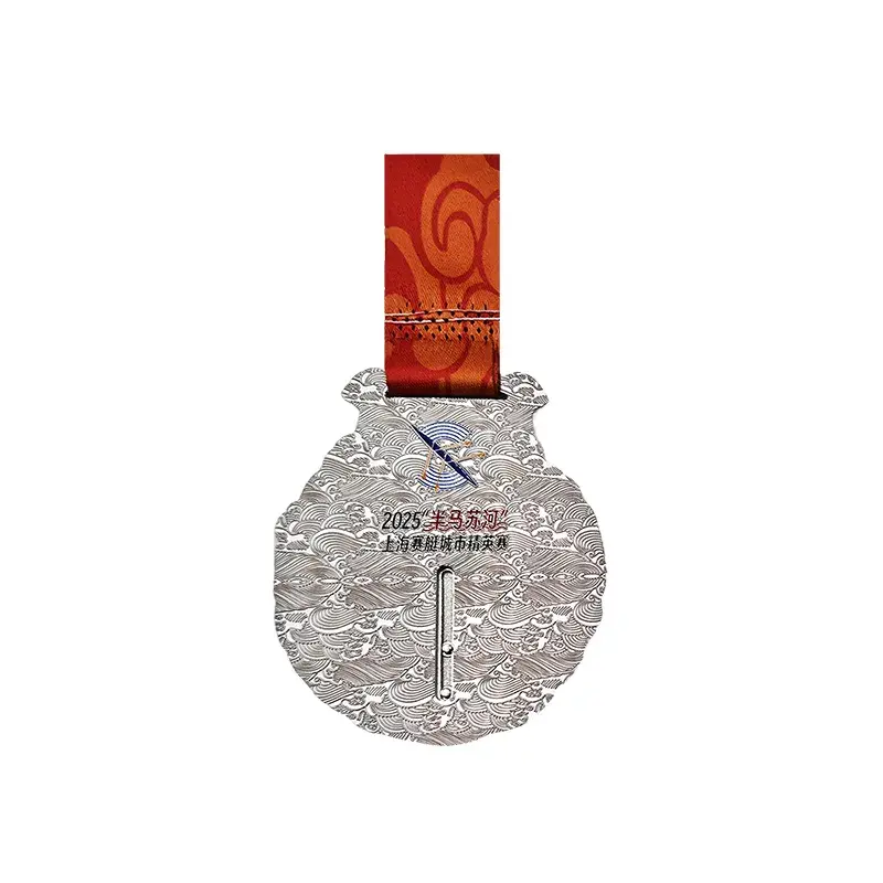 City Rowing Racing Zinc Alloy Sliding Part Medal