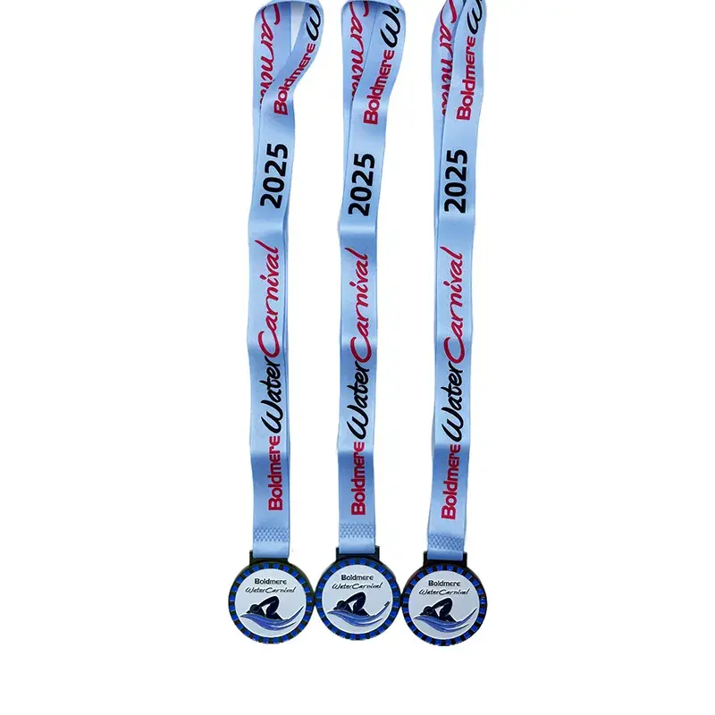 Customized Soft Enamel Boldmere Water Carnival Swimming Medal.png