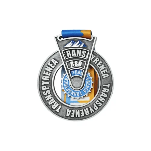 Metallic Plating Spinning Pyrenees Climbing Finisher Medal